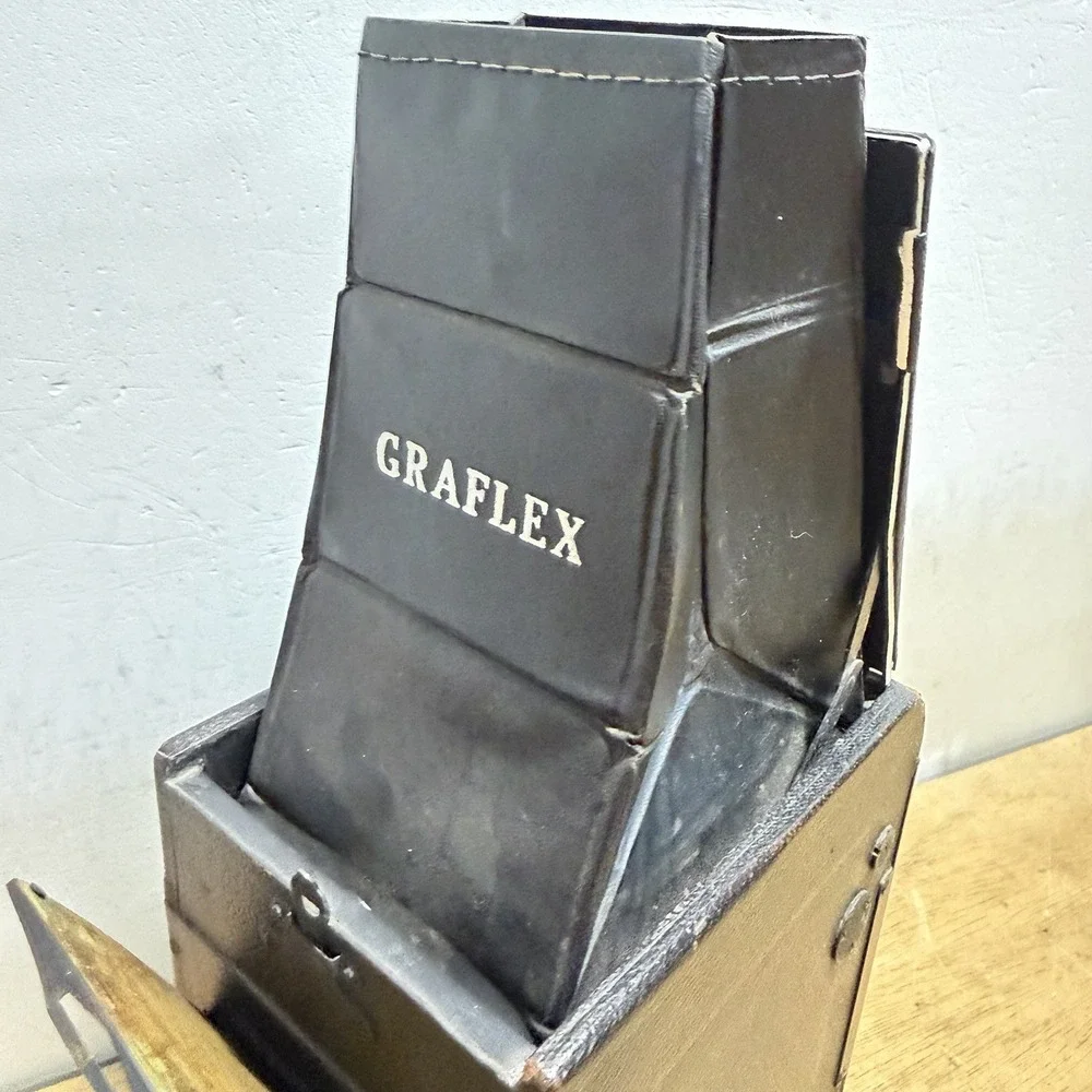 Graflex RB Series B 2-1/4x3-1/4 SLR Camera Kodak Ektar 127mm f4.5 Lens Untested